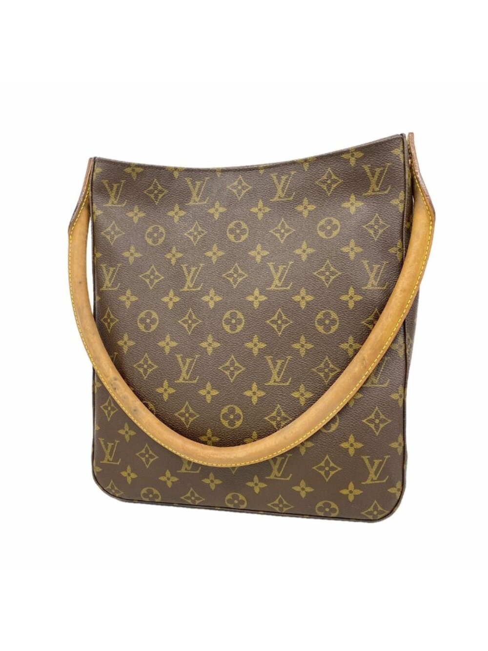 Louis Vuitton Shoulder Bag Monogram Looping GM Brown